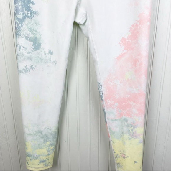 Calia Women's High Waist Essential 7/8 Legging Size Medium Tie Dye Lemon Ice - Picture 11 of 13
